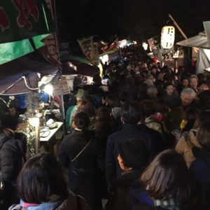 吉田神社　節分祭　出店