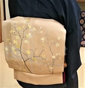 名古屋帯　こぶし　紬大島