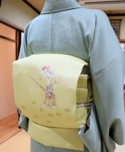 名古屋帯　影絵