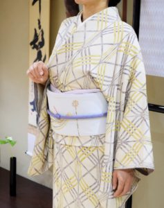 小紋　立枠　名古屋帯　鯉のぼり