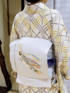小紋　変わり立涌　名古屋帯　鯉のぼり