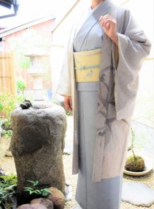 夏羽織り　絵羽