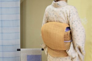 単衣　生紬　自然布　科布