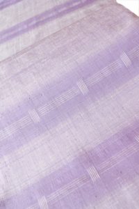 士乎路紬　経緯絣　垣根　