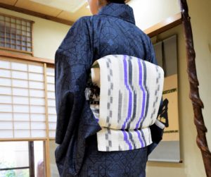 八寸名古屋帯 洛風林