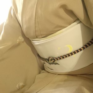 単衣　松竹丸文　小紋　名古屋帯　ハロウィン