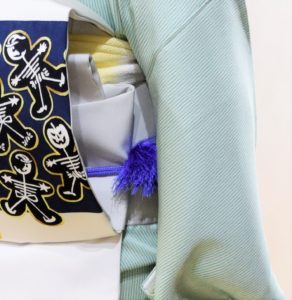 ハロウィンの帯　塩瀬