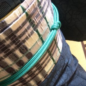 大島紬　蜀江文　吉野間道名古屋帯