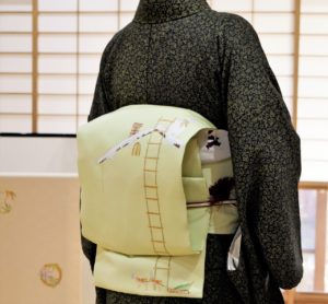 名古屋帯　クリスマス　江戸小紋　クリスマス