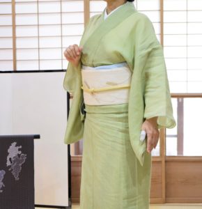 能登上布　江戸小紋　にたり縞　夏帯　今立和紙　夢訪庵　麦穂