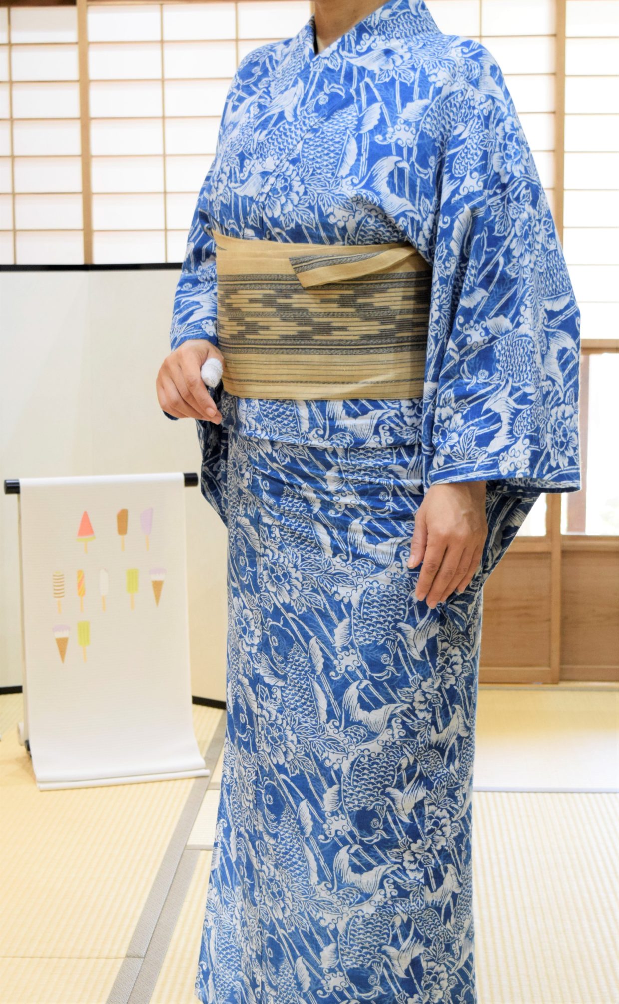 九寸の芭蕉布 を 半巾帯へ」 | 京都 今小路 あま宮 ブログ