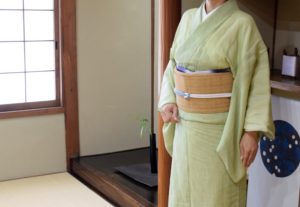 能登上布　にたり縞　自然布　シナ布