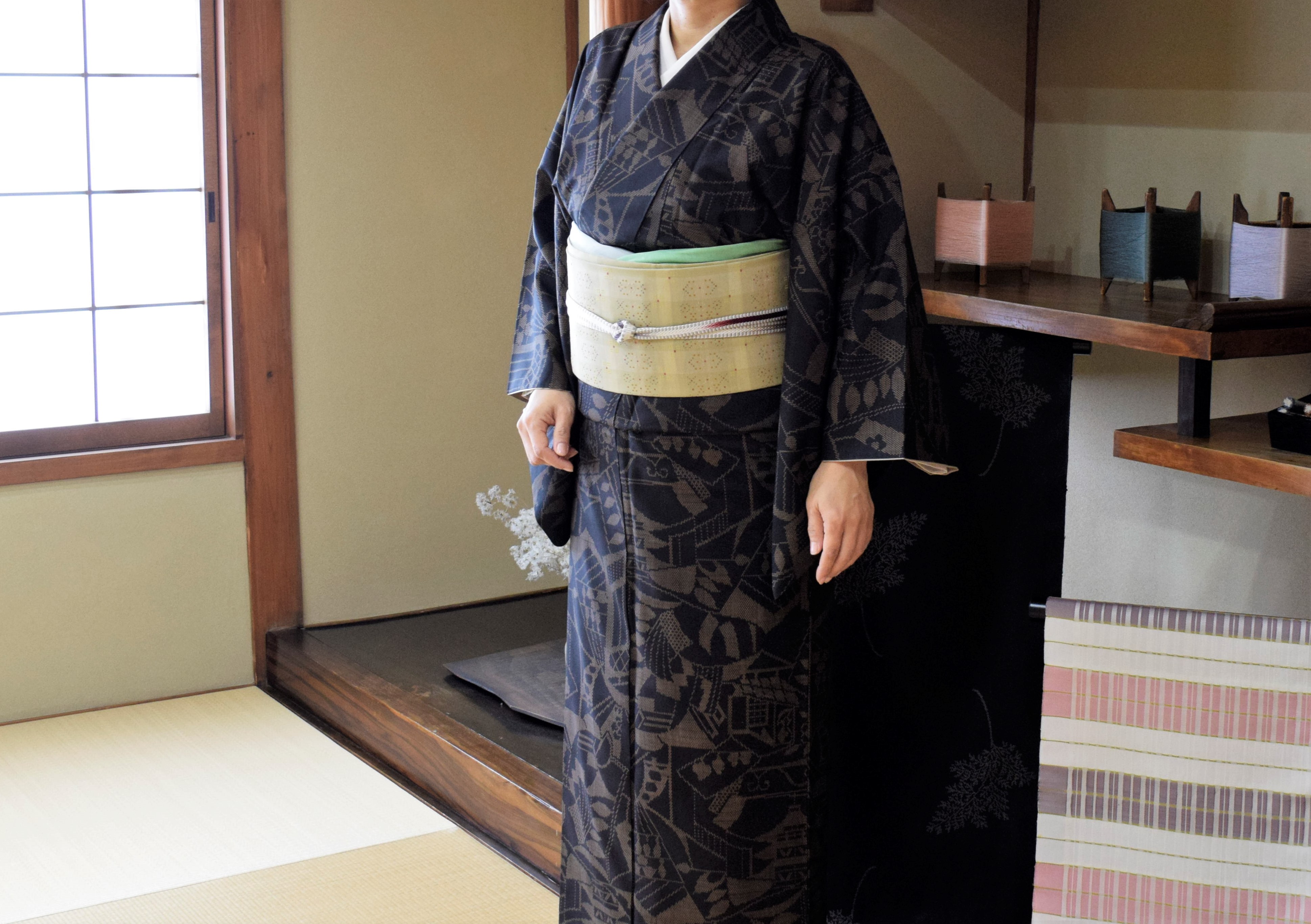 大島紬 絵絣 と 花織」 | 京都 今小路 あま宮 ブログ