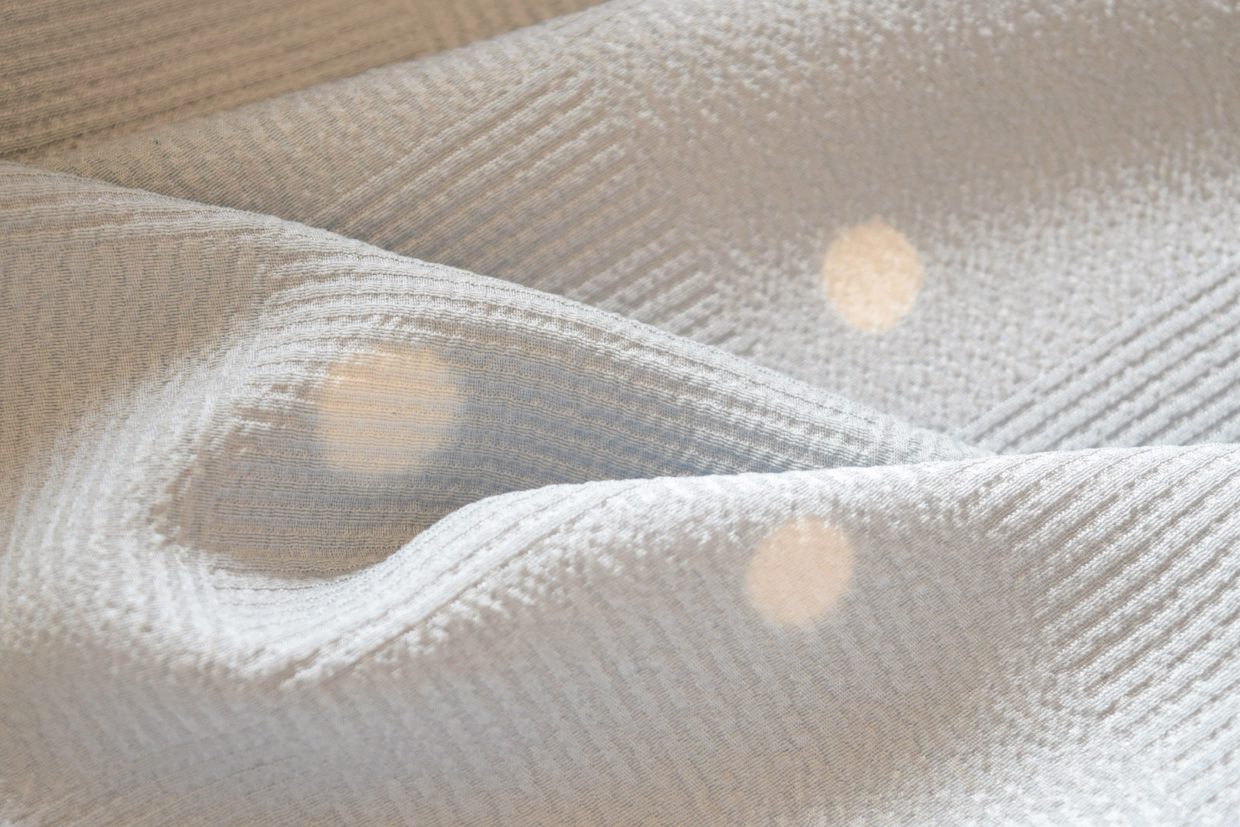 小紋　絞り　飛び柄小紋　ほたる絞り　今小路 あま宮　