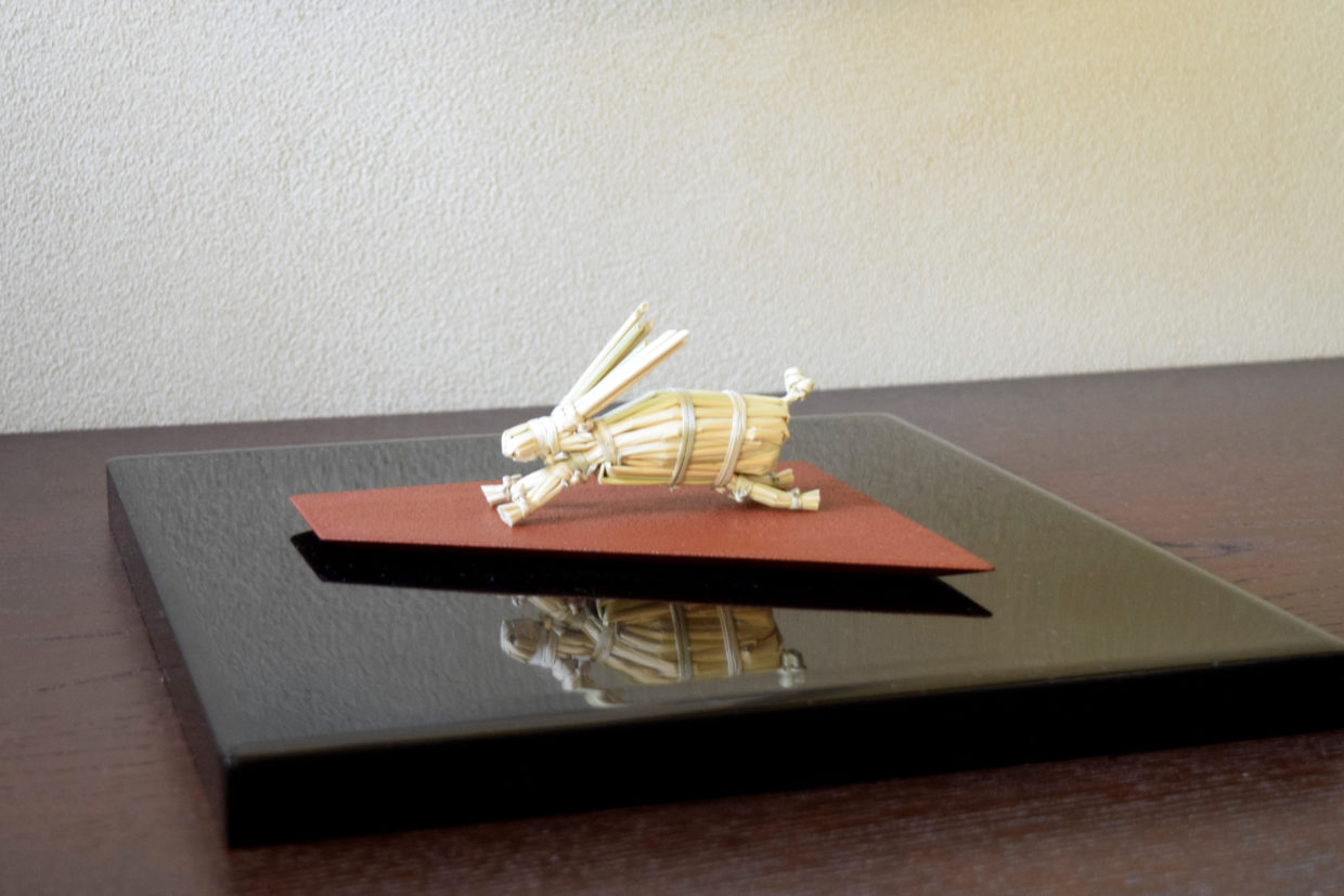 正月飾　干支藁・卯　花屋みたて　今小路 あま宮　正月の設え　2023