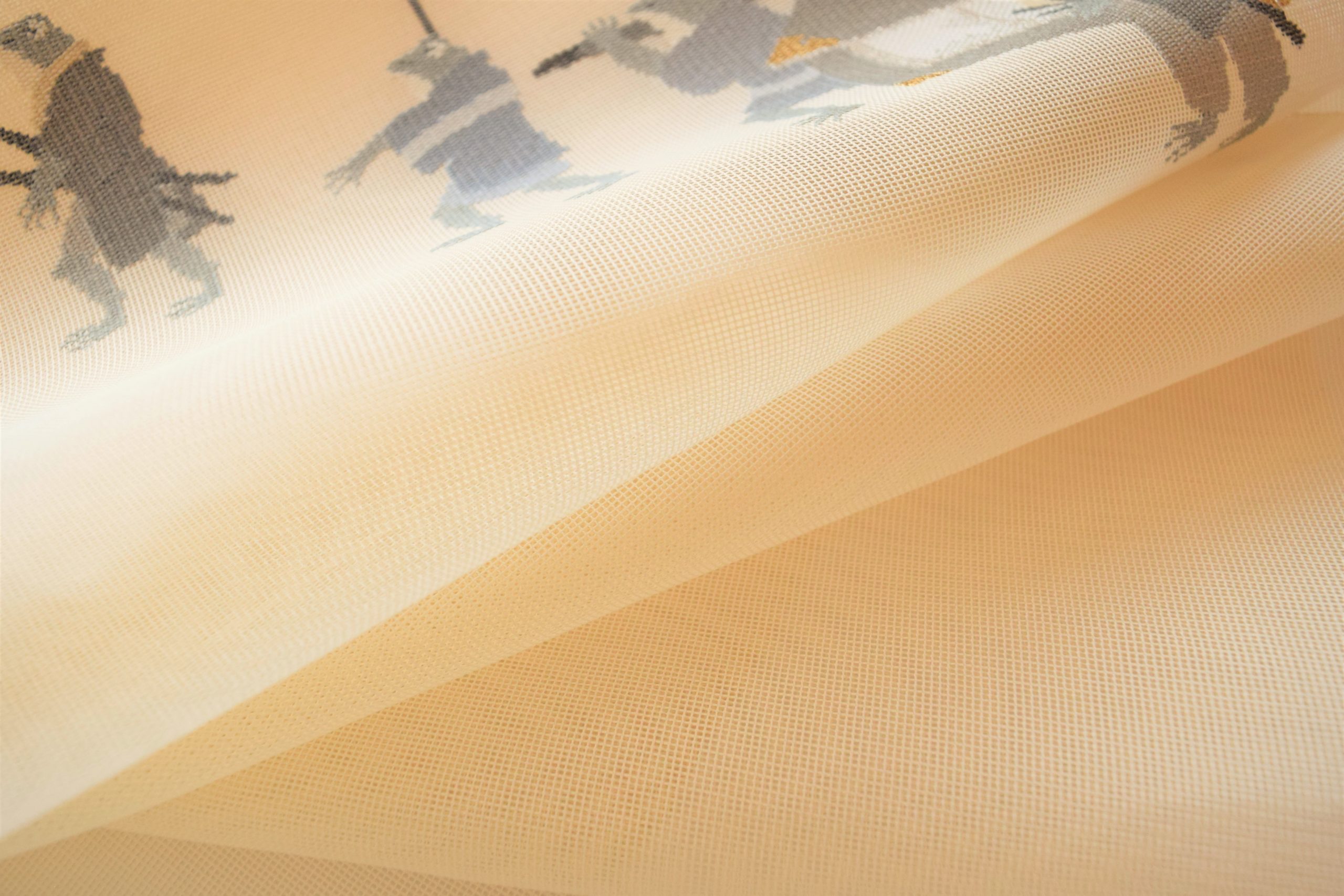 夏帯 紗の九寸名古屋帯 手織 すくい 蛙行列 今小路 あま宮