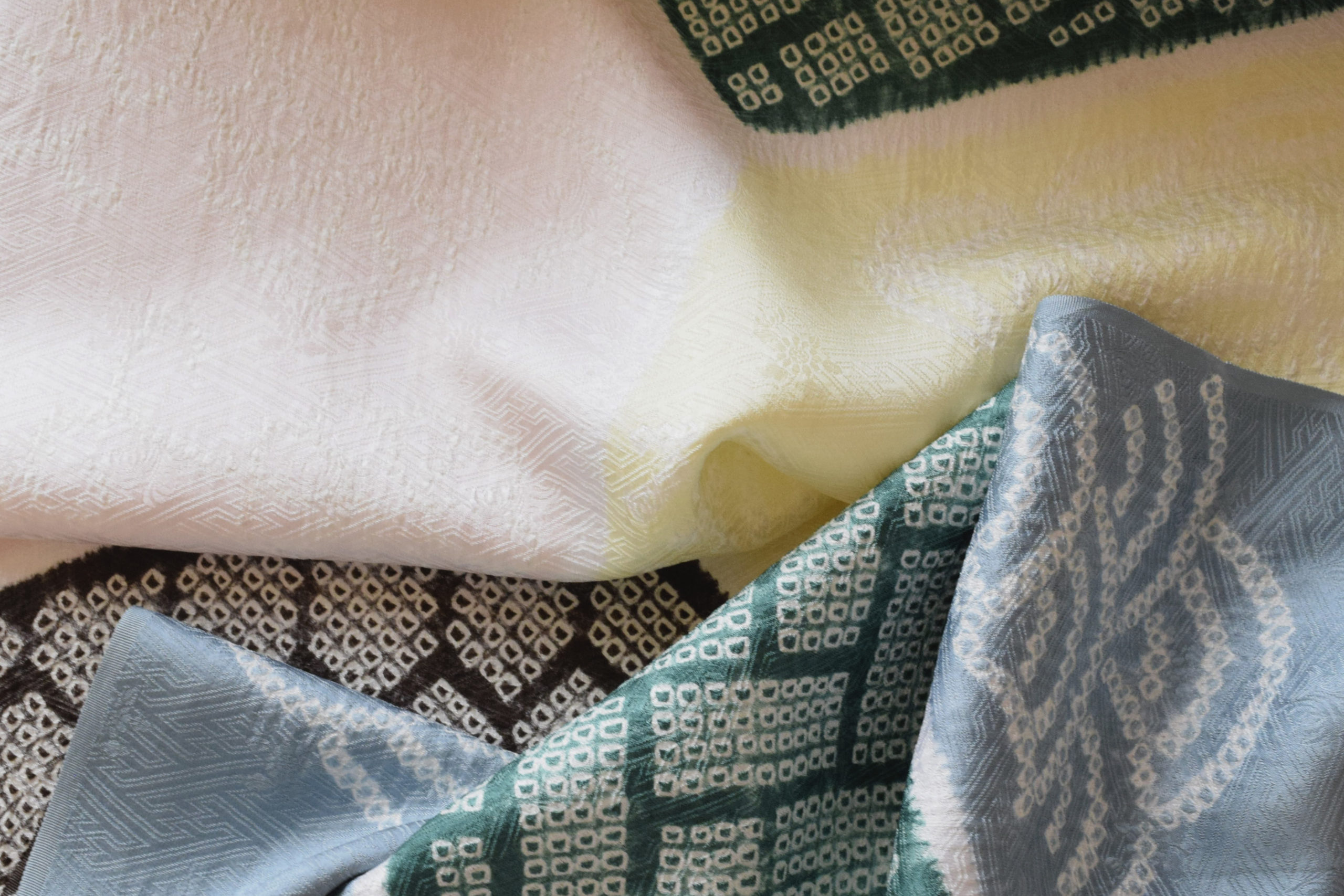 総絞り小紋 裂取り 今小路 あま宮 今小路 あま宮 別誂え 小紋 絞り