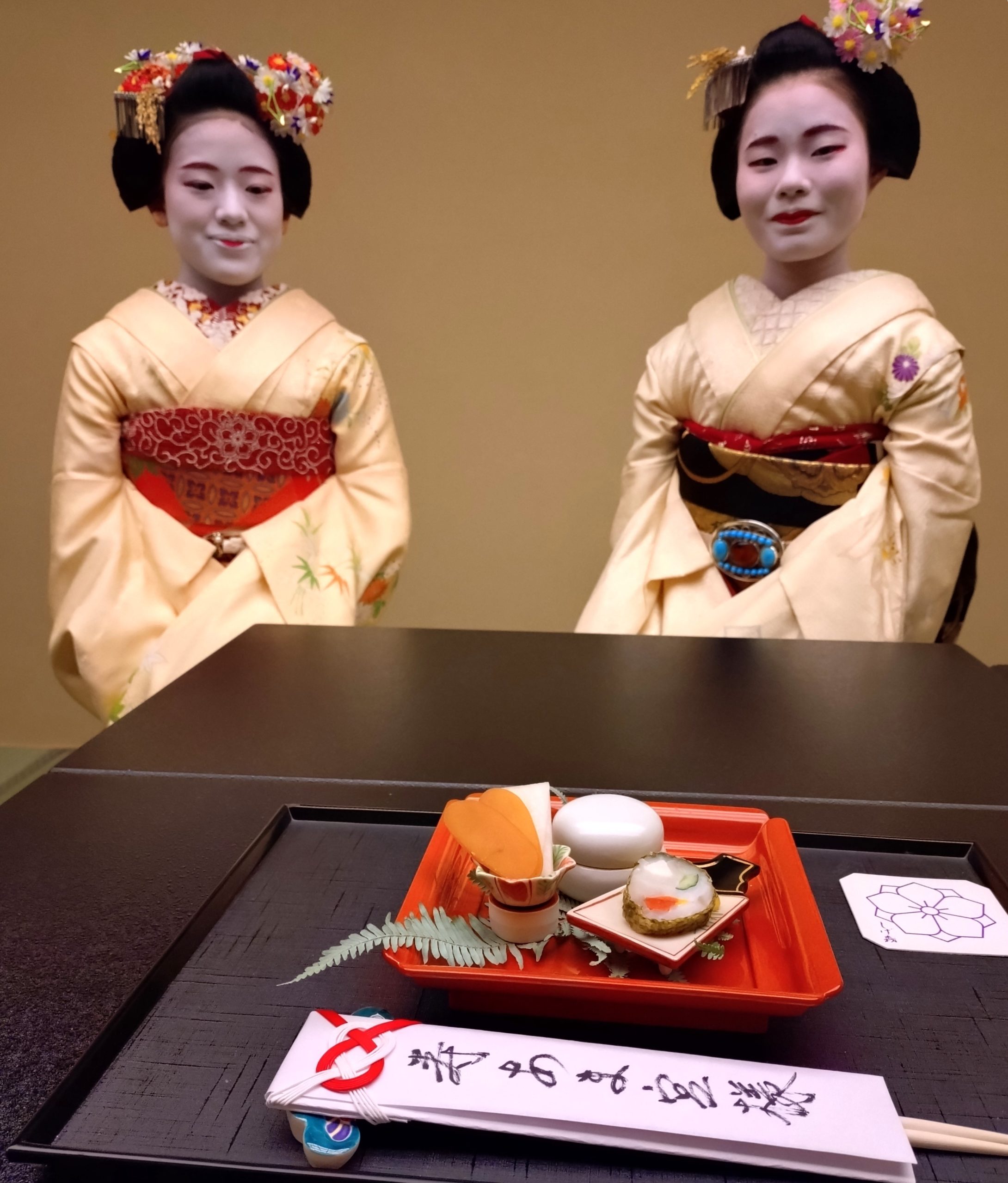 京都　お茶屋　宮川町　お茶屋しげ森　松の内のご挨拶　今小路 あま宮　2025年1月9日