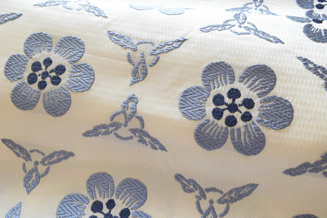 単衣　夏用　単衣夏帯　織の九寸名古屋帯　梅亀甲文　今小路 あま宮