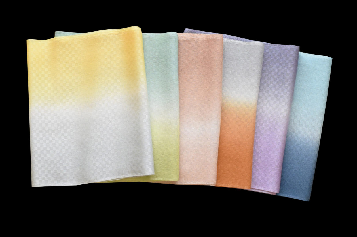 夏の帯揚げ　今小路 あま宮　今小路 あま宮 別誂え　オリジナル帯揚げ　2025