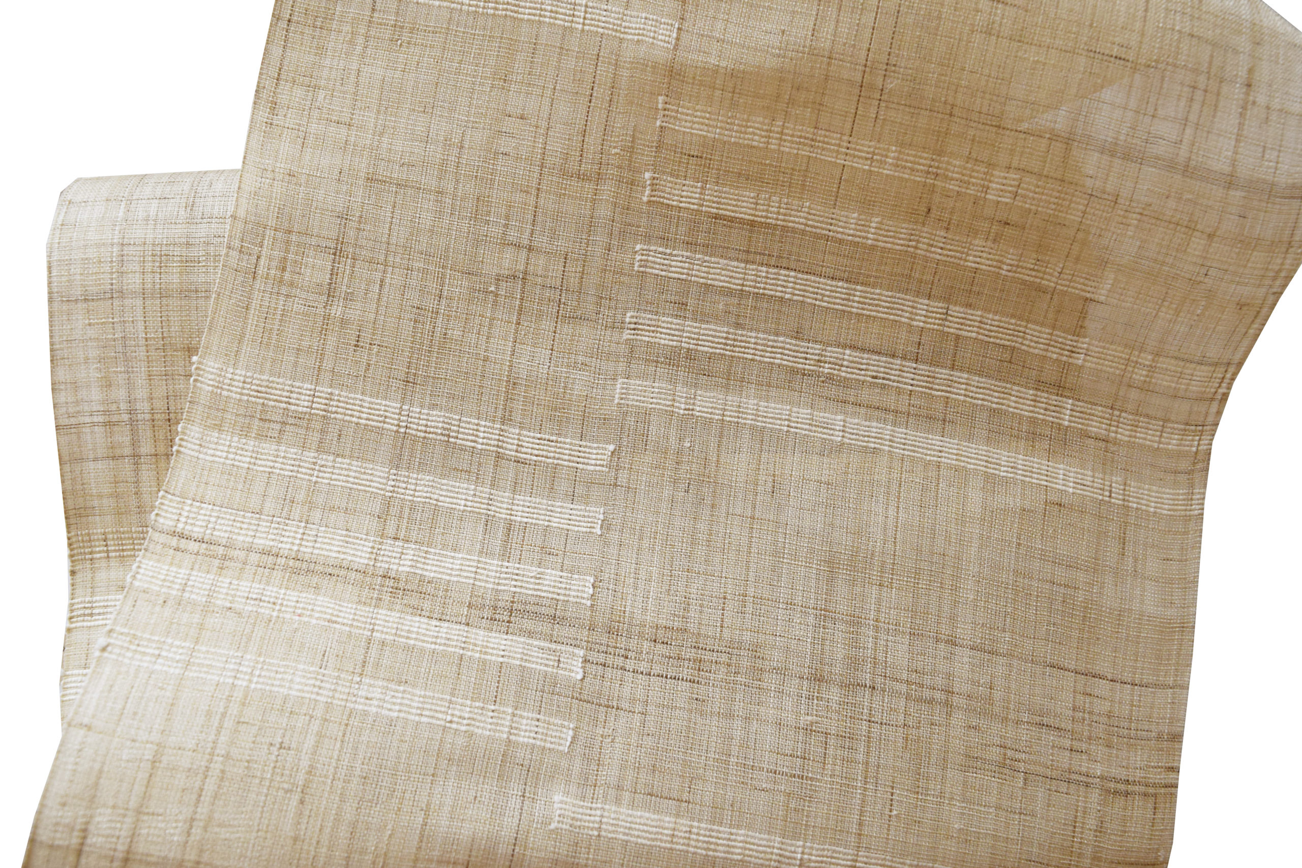 夏帯 麻九寸 古渡金更紗 多ち花 今小路 あま宮 摺り型友禅