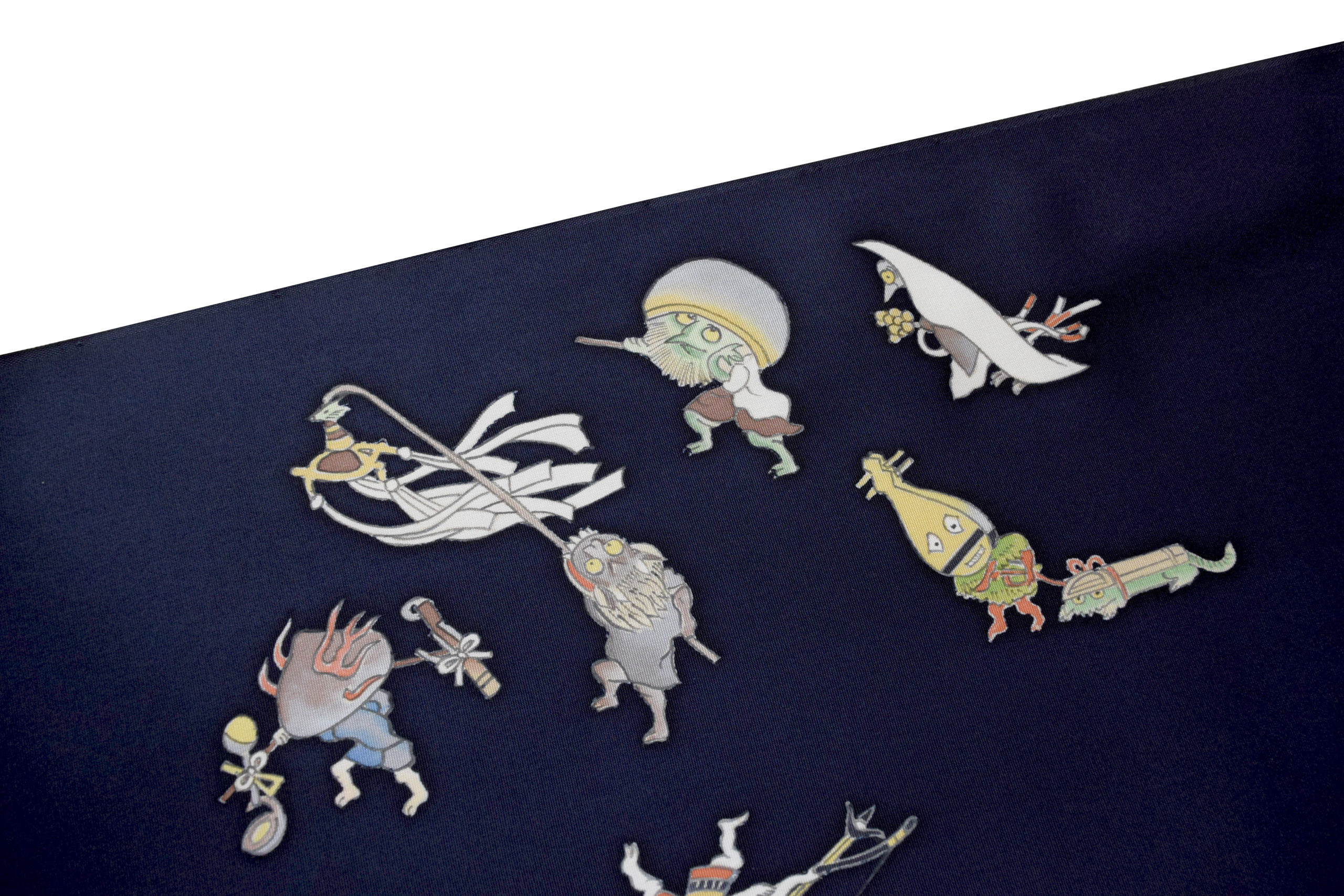 塩瀬の染帯 染の九寸名古屋帯 百鬼夜行 今小路 あま宮