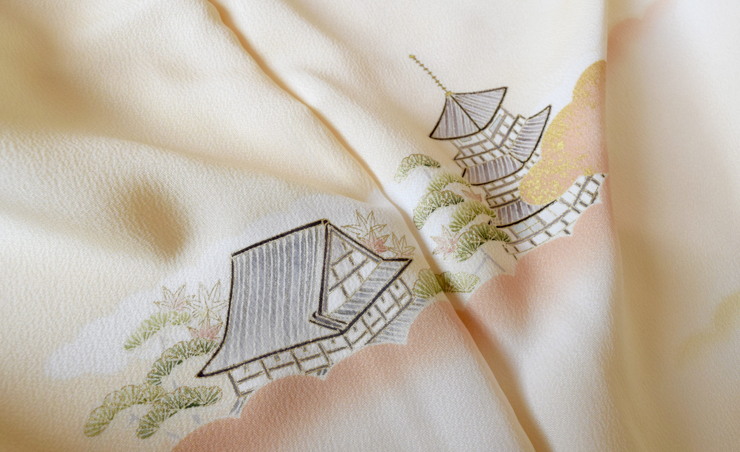 訪問着 洛中洛外図 今小路 あま宮 今小路 あま宮 別誂え