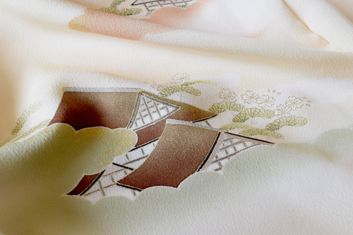 訪問着　洛中洛外図 今小路 あま宮　今小路 あま宮 別誂え　