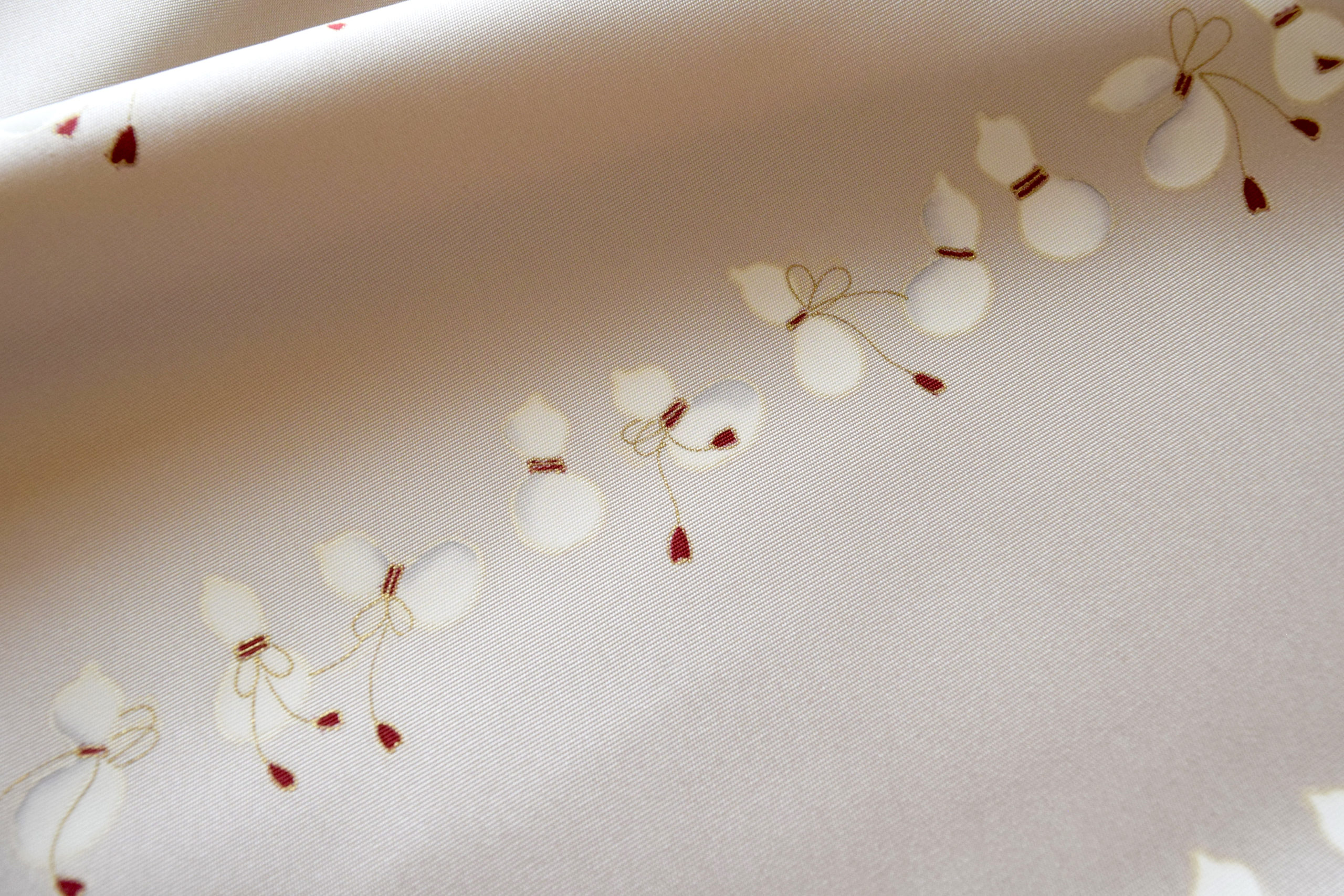 京都 呉服屋 今小路 あま宮 塩瀬の染帯 染の九寸名古屋帯 友禅 並び瓢箪