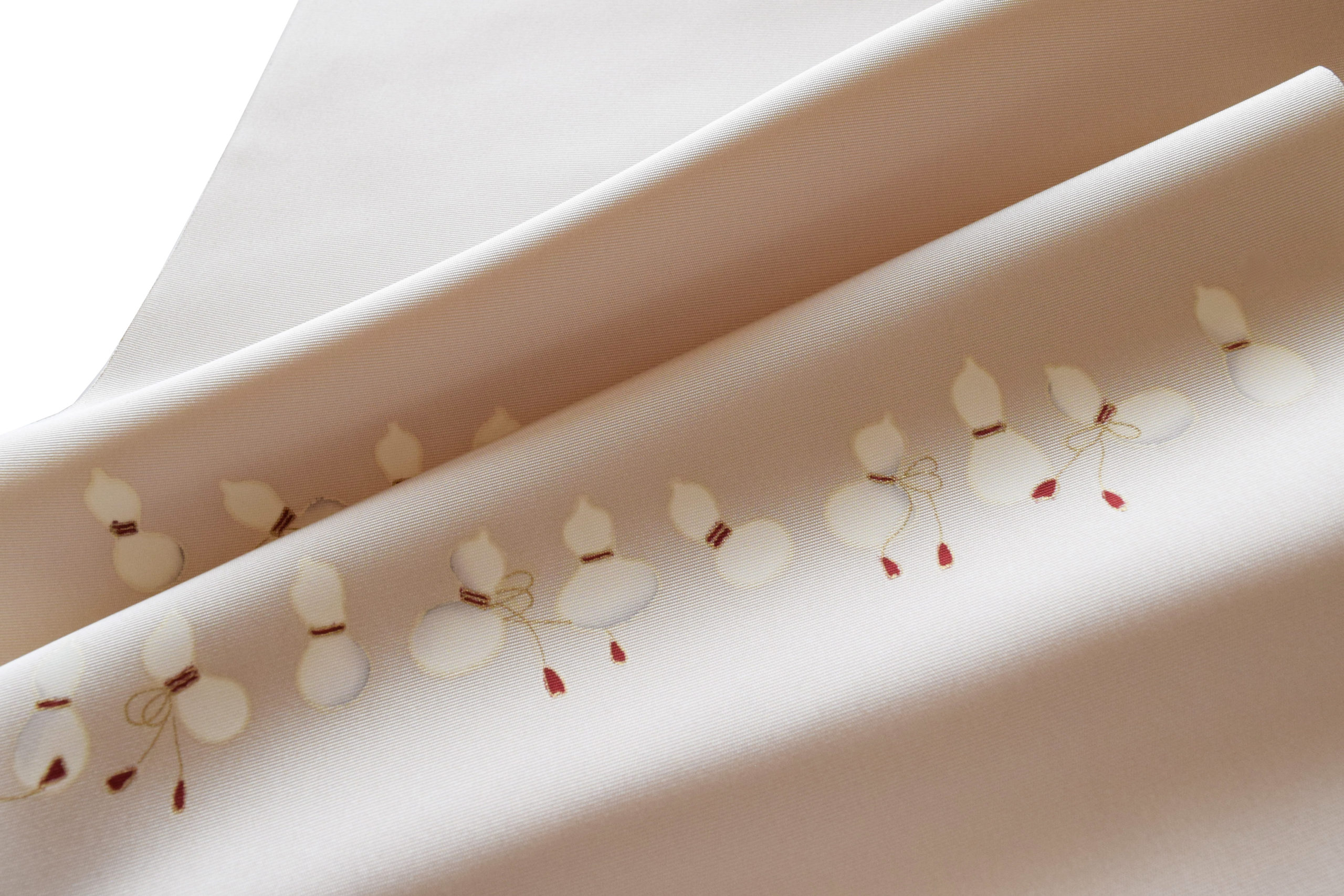 京都 呉服屋 今小路 あま宮 塩瀬の染帯 染の九寸名古屋帯 友禅 並び瓢箪