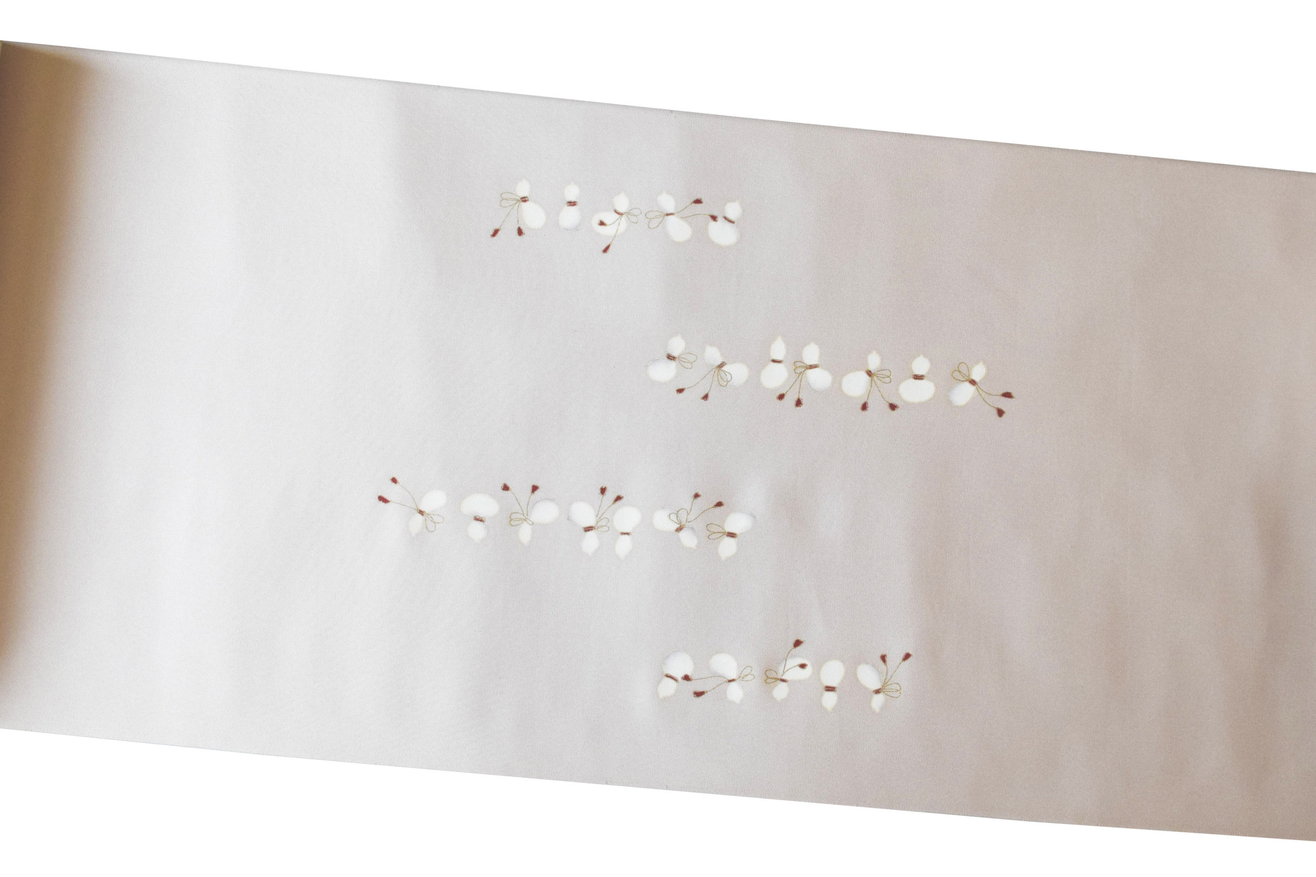 京都 呉服屋 今小路 あま宮 塩瀬の染帯 染の九寸名古屋帯 友禅 並び瓢箪