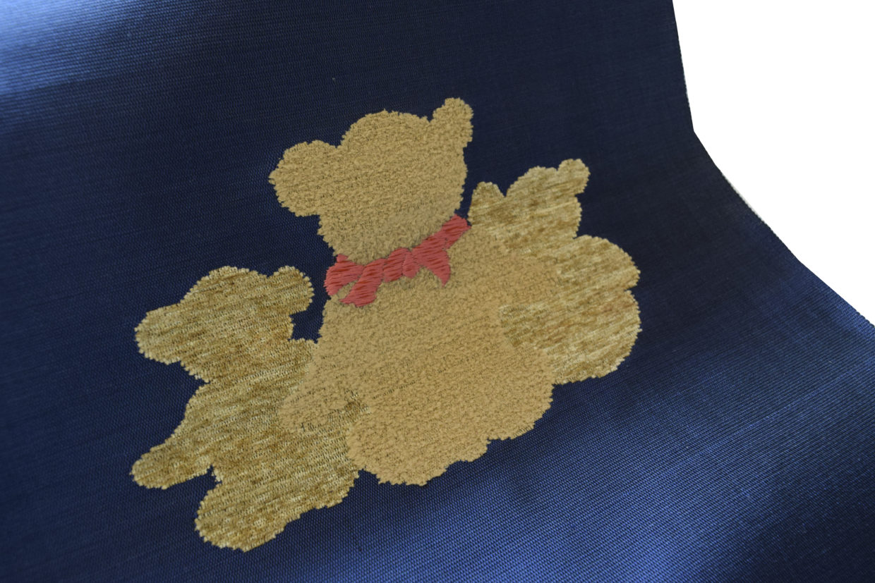 織の九寸名古屋帯　手織り　草木染め　モール　夢訪庵　今小路 あま宮　今小路 あま宮 別誂え　いつも一緒　京都