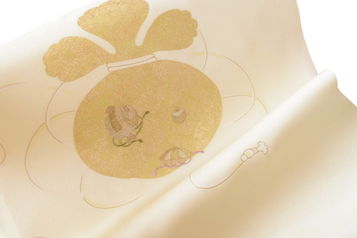 附下　大宝尽くし　友禅　金彩　刺繍　今小路 あま宮　