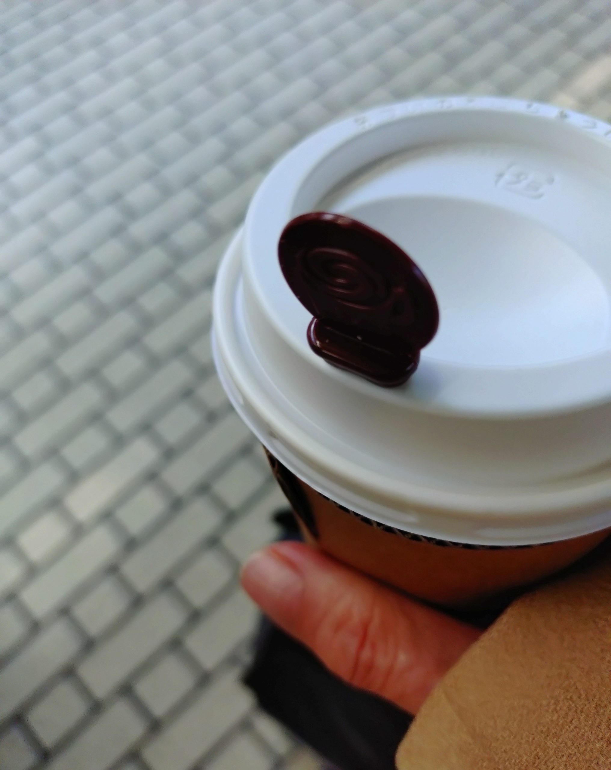 オニオンスープ　新幹線ホームにて 京都　今小路 あま宮