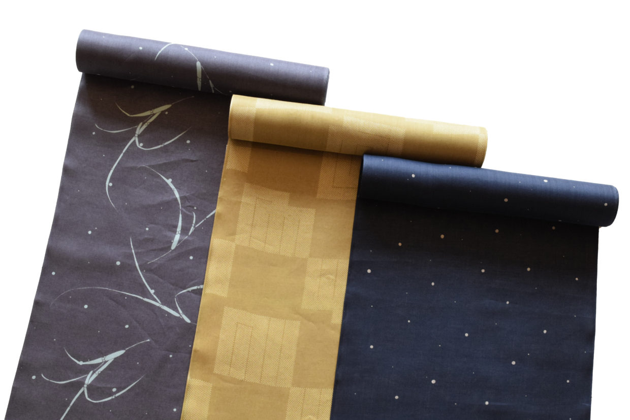 インド綿麻　浴衣　真糊　伊勢型小紋　2026　今小路 あま宮　