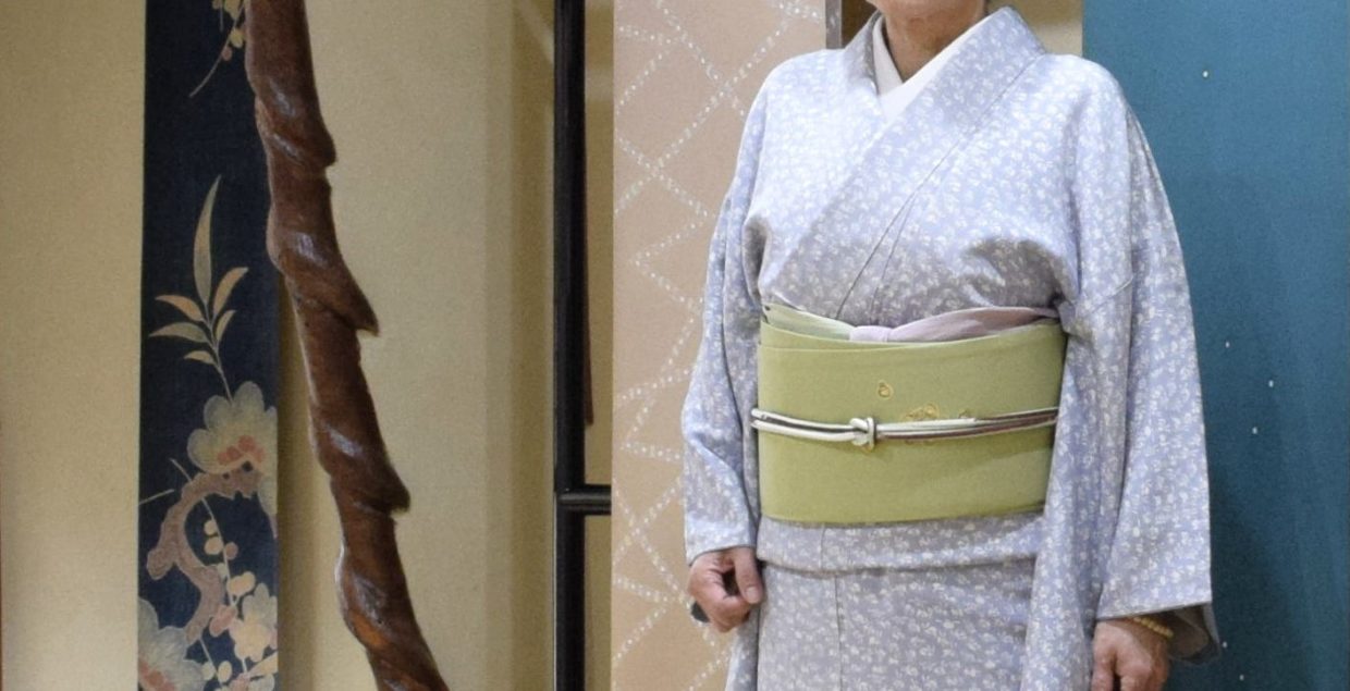 小紋　うさぎ尽くし　真糊　伊勢型小紋　塩瀬の染帯　埴輪　午　今小路 あま宮　今小路 あま宮 別誂え　如月のキモノ　京都