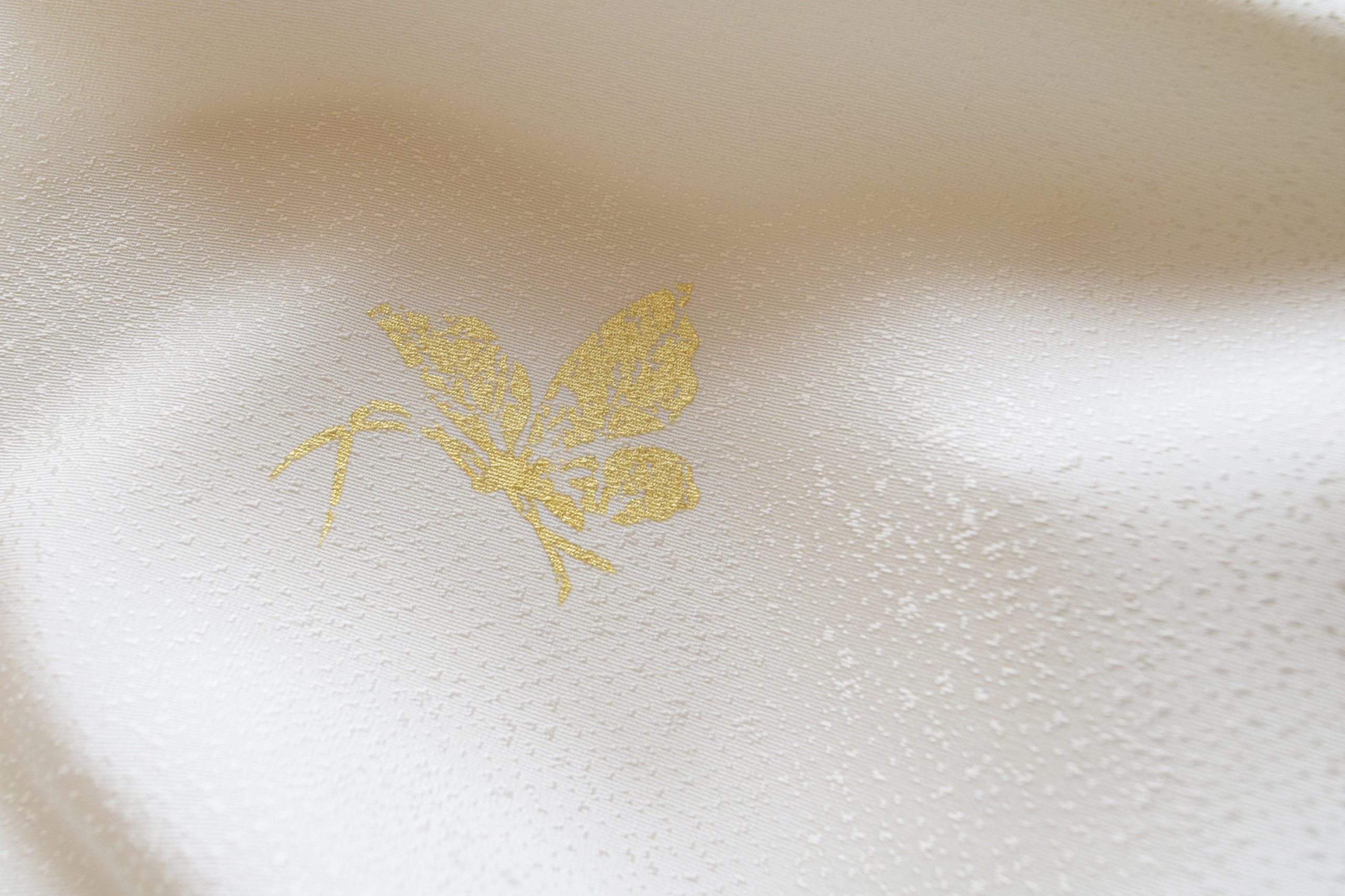 小紋 飛び柄小紋 箔 光琳の蝶 今小路 あま宮 京都