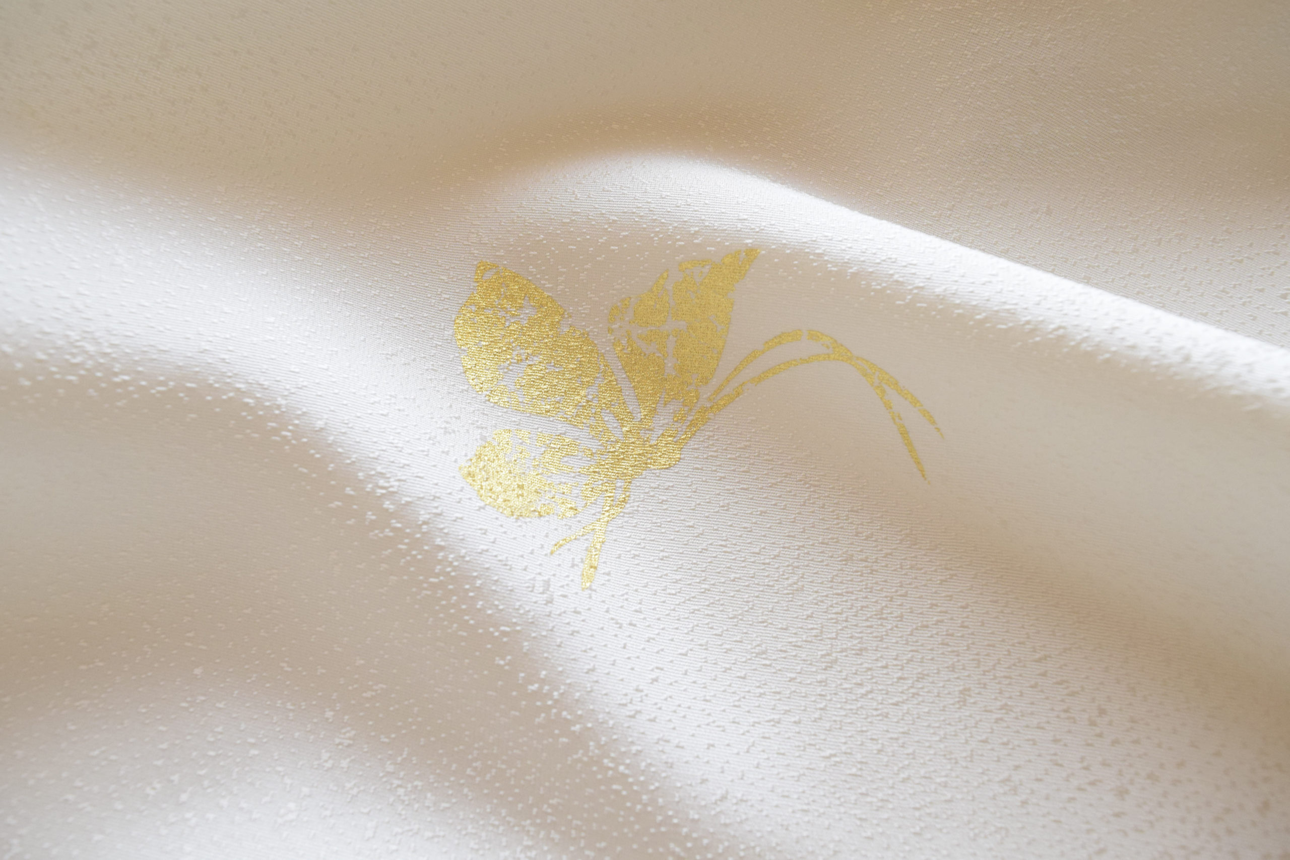 小紋 飛び柄小紋 箔 光琳の蝶 今小路 あま宮 京都