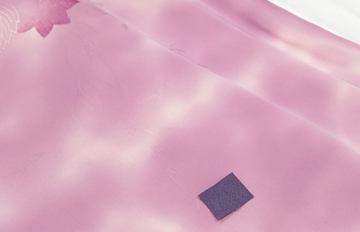 お預かり着物　色掛け後　今小路 あま宮　悉皆　