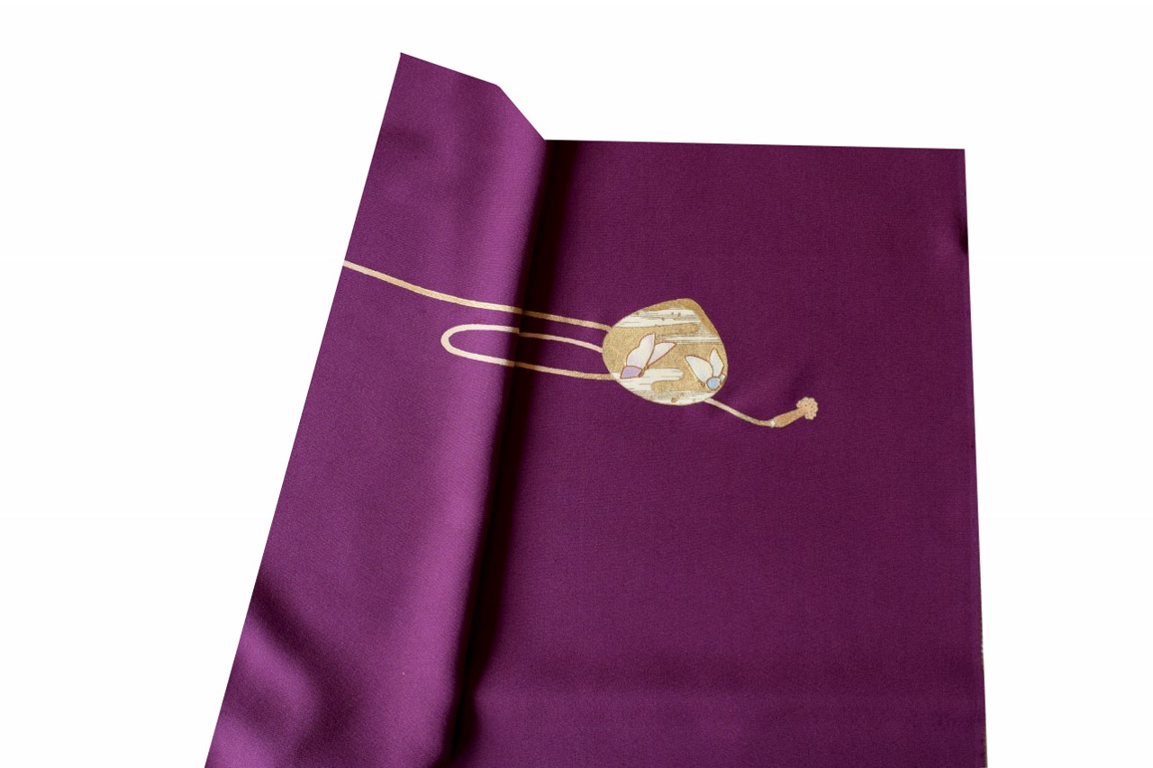 京都 今小路 あま宮 別誂え 附下 持込白生地 貝合わせ