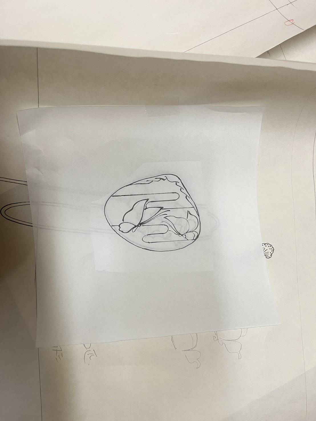 京都 今小路 あま宮 別誂え 附下 持込白生地 貝合わせ